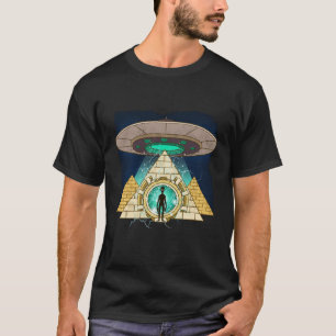 Camiseta Astronauta Antigo Astronauta Egípcio Alienígena Pi