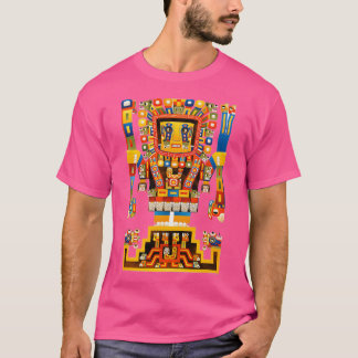 Camiseta Astronauta Antigo Viracocha Idea Para Deus Peru