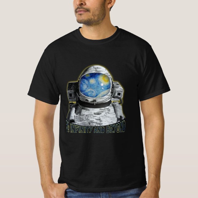 Camiseta Astronauta ao Infinito e Além (Frente)