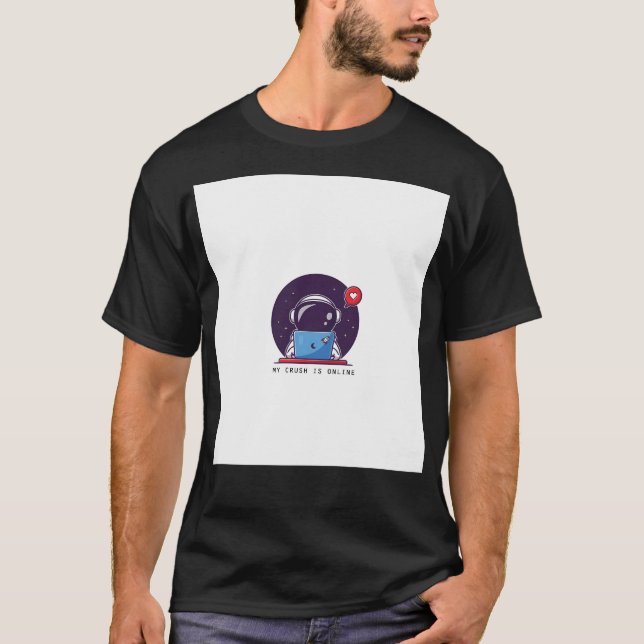 Camiseta Astronauta Apaixonada (Frente)