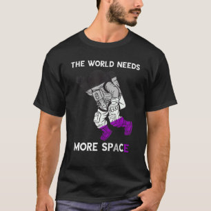 Camiseta Astronauta Asexual O Mundo Precisa De Mais Asexu E