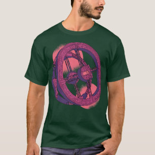 Camiseta Astronauta Astral De Estação Espacial Design Cósmi