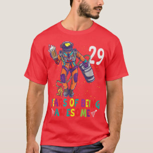 Camiseta Astronauta Astronauta - 29.º aniversário Saída do