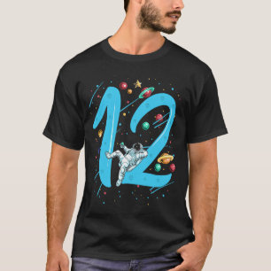 Camiseta Astronauta Astronauta Astronauta 12 Aniversário Es