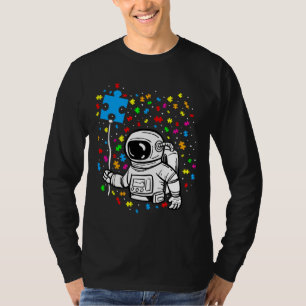 Camiseta Astronauta Astronauta Balão Autismo Espaço Ki