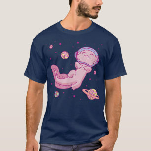 Camiseta Astronauta Axolotl Espacial Espacial Exterior Ka