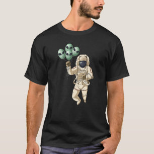 Camiseta Astronauta Balões Alienígena Astronauta Espacial U