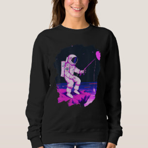 Camiseta Astronauta Barcos de Pesca Espacial Oceano lago Pe