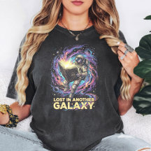 Astronauta Bibliotecário Cósmico Lendo Na Galáxia