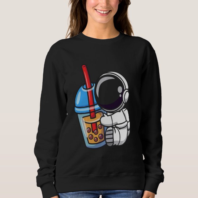 Camiseta Astronauta Boba Bubble Tea (Frente)