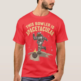 Camiseta Astronauta Boliche Espaceman Bowler Space Turkey S