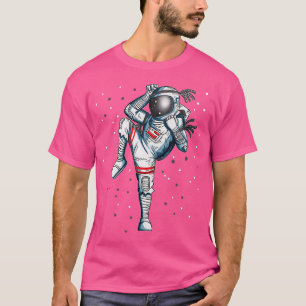 Camiseta Astronauta Boxing Karate Cosmonaut Kickboxing Astr