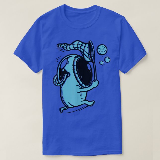 Camiseta Astronauta Bubble Cartoon Space (Frente do Design)