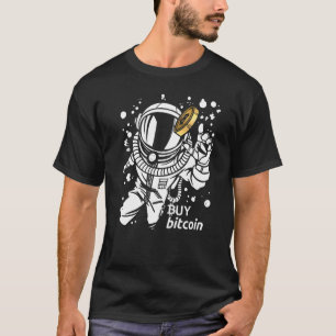 Camiseta Astronauta captura Macaco-Ciberão Comprar Bitmoney