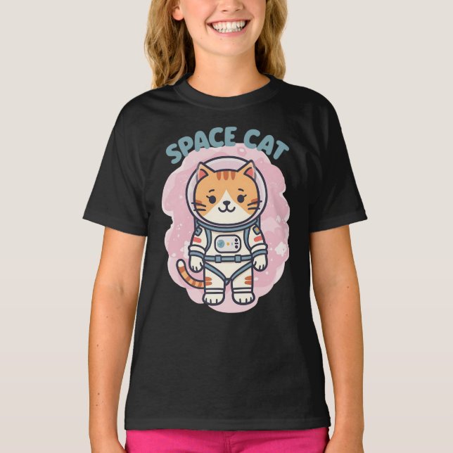 Camiseta Astronauta CAT ESPACIAL (Frente)