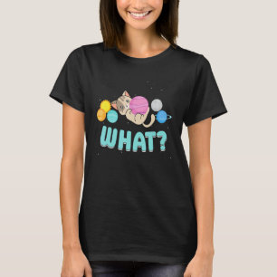 Camiseta Astronauta Cat. Que Planetas Sistema Solar