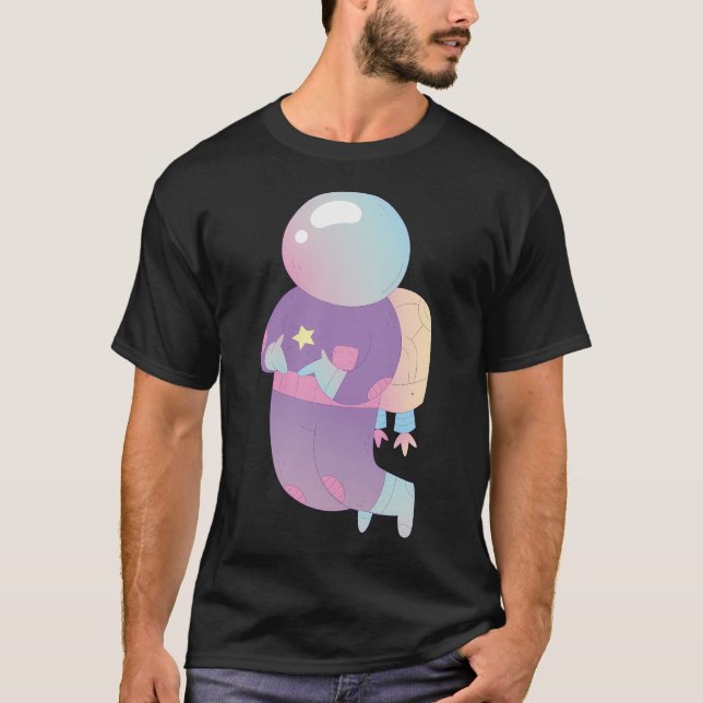 Camiseta Astronauta Colorida (Frente)