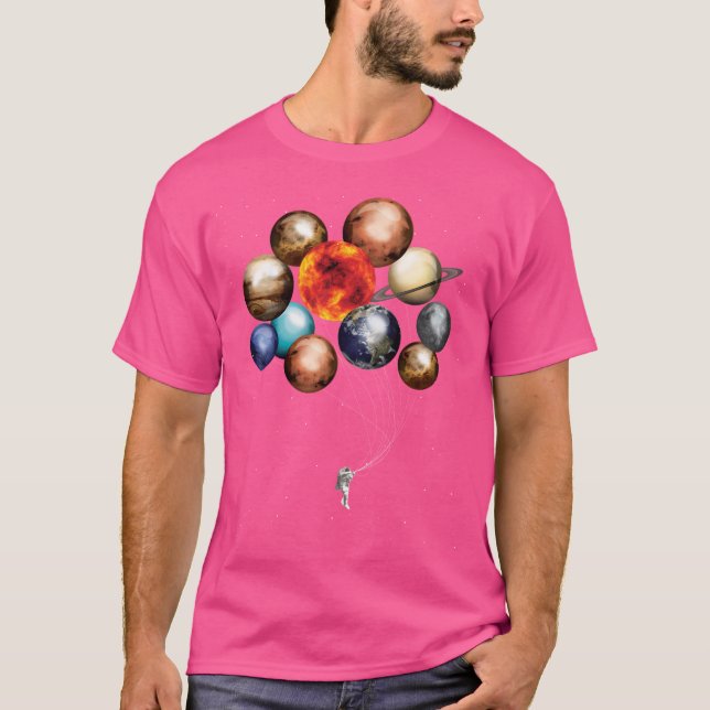 Camiseta Astronauta Com Balões (Frente)