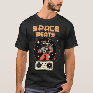 Camiseta Astronauta Com Bea Espacial Do Astronauta Da Boomb
