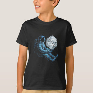 Camiseta Astronauta com Dados da Lua