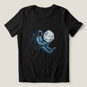 Camiseta Astronauta com Dados da Lua