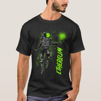 Camiseta Astronauta Com Étro Em Mão - Criptografia De Prese