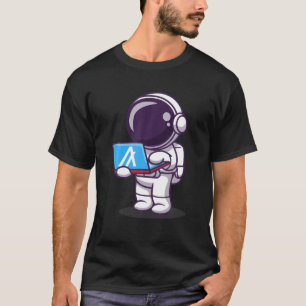 Camiseta Astronauta Comprando Bilhete À Lua Com Algo ALGO