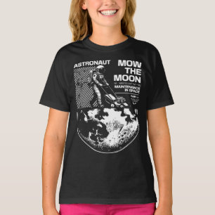 Camiseta Astronauta Corta a Grama na Lua – Manutenção Diver
