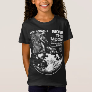 Camiseta Astronauta Corta a Grama na Lua – Manutenção Diver