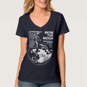 Camiseta Astronauta Corta a Grama na Lua – Manutenção Diver