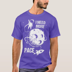 Camiseta astronauta cosmonauta precisa de mais espaço