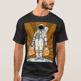 Camiseta Astronauta Criptográfico BITCOIN-HODL