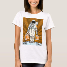 Camiseta Astronauta Criptográfico BITCOIN-HODL