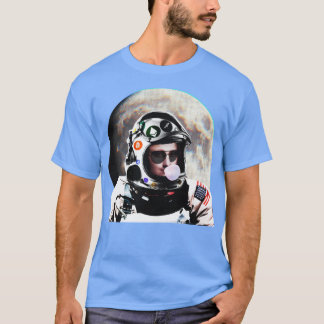 Camiseta Astronauta Crypto Moona Lisa reluz estética