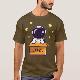 Camiseta Astronauta Cuta Na Caixa 1