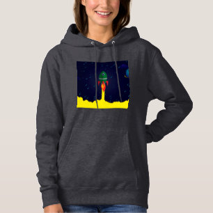 Camiseta Astronauta da astronauta da espaçonave do foguete