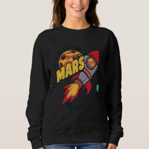 Camiseta Astronauta Da Galáxia Espacial Que Vamos Para Mart