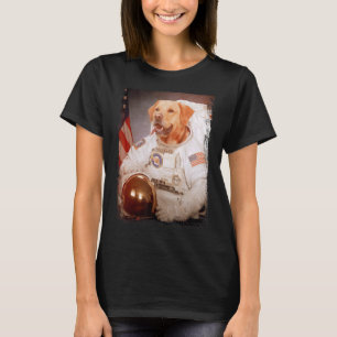 Camiseta Astronauta da Missão Espacial Labrador