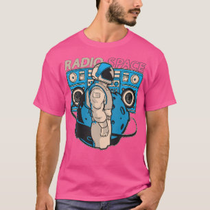 Camiseta Astronauta da Rádio Espacial Astronauta do Lover R