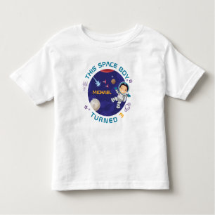 Camiseta Astronauta das Estrelas da Lua Personalizadas do E