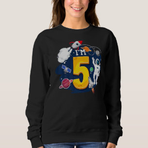 Camiseta Astronauta de 5 anos de idade Astronauta do 5 do E
