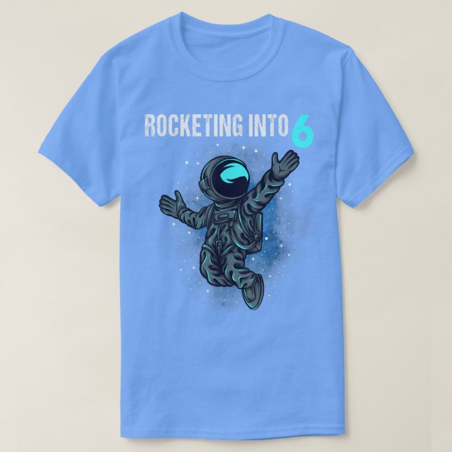 Camiseta Astronauta de 6 (Frente do Design)