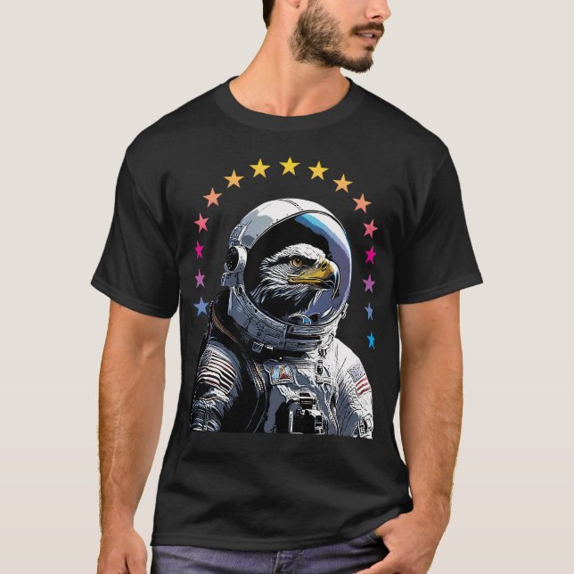 Camiseta Astronauta de Águia (Frente)