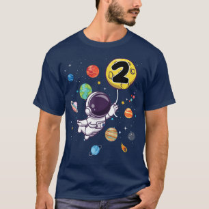 Camiseta Astronauta de Astronauta de 2 Anos