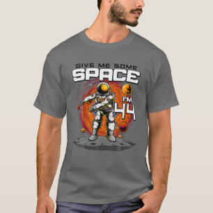 Camiseta Astronauta de Astronauta de Aniversário do 44 me d