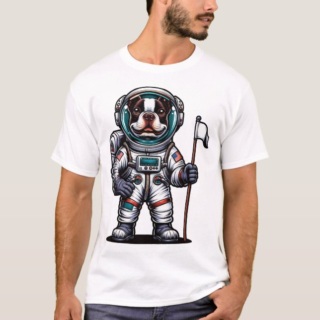 Camiseta Astronauta de Boston  (Frente)