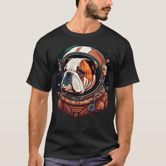 Camiseta Astronauta de Bulldog