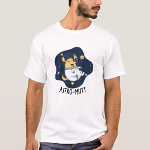 Camiseta Astronauta de Cão Engraçado Astromutt