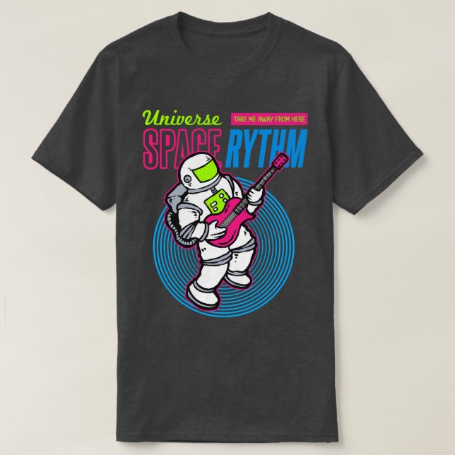 Camiseta Astronauta de Centeio Espacial (Frente do Design)