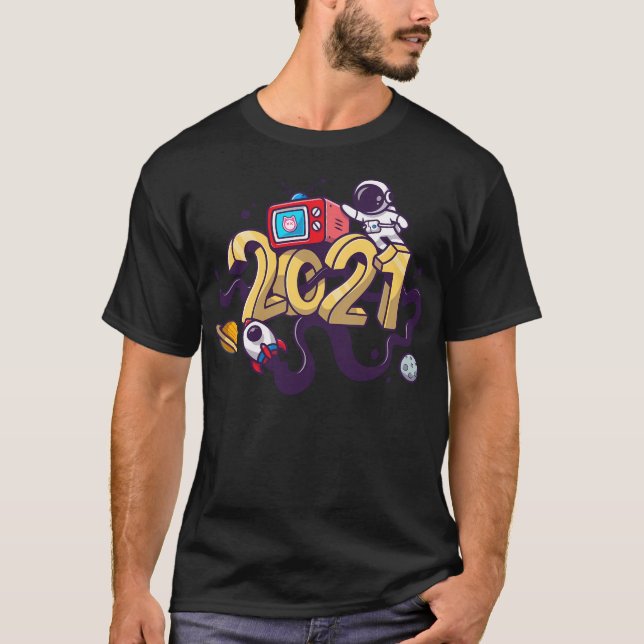 Camiseta Astronauta de Dengobear 2021 (Frente)